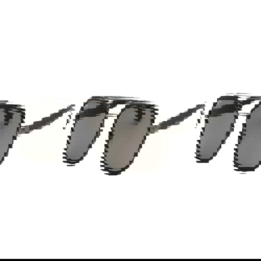 Hugo Boss Grey Polarized Lens Dark Ruthenium Grey Sunglasses One Size