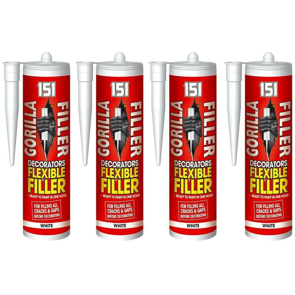 151 4X Gorilla Filler White 320ml