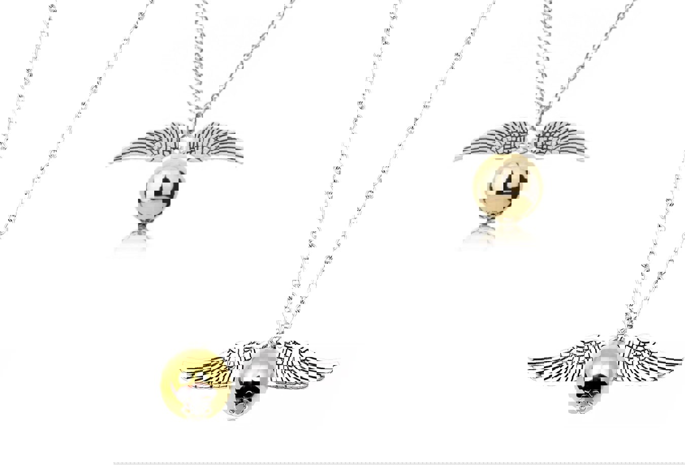 Glamza Harry Potter Angel Wings and Orb Necklace