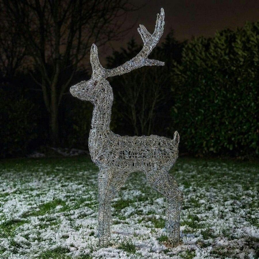 Garden Greatness Festive Standing LED Stag Light