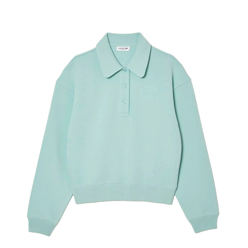 Lacoste Womens/Ladies Relaxed Fit Polo Sweatshirt - Green
