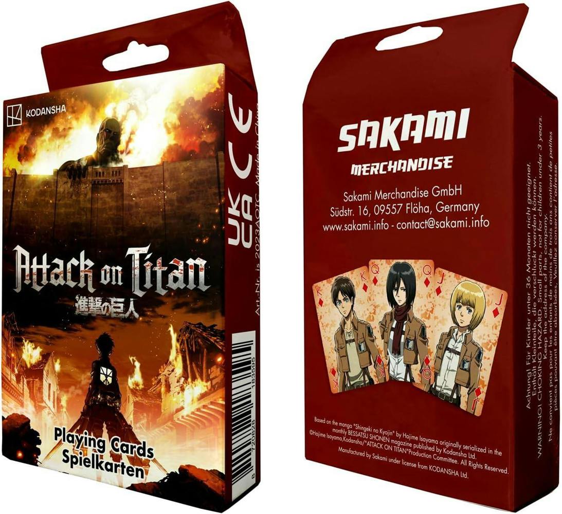 Attack on Titan Playing Cards