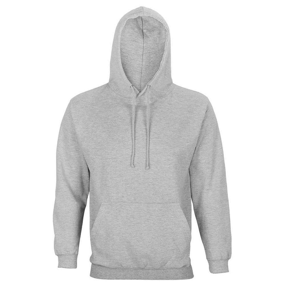 SOLS Unisex Adult Condor Marl Hoodie - Grey Marl - Grey Marl - 73% Cotton/20% Recycled Polyester/7% Viscose