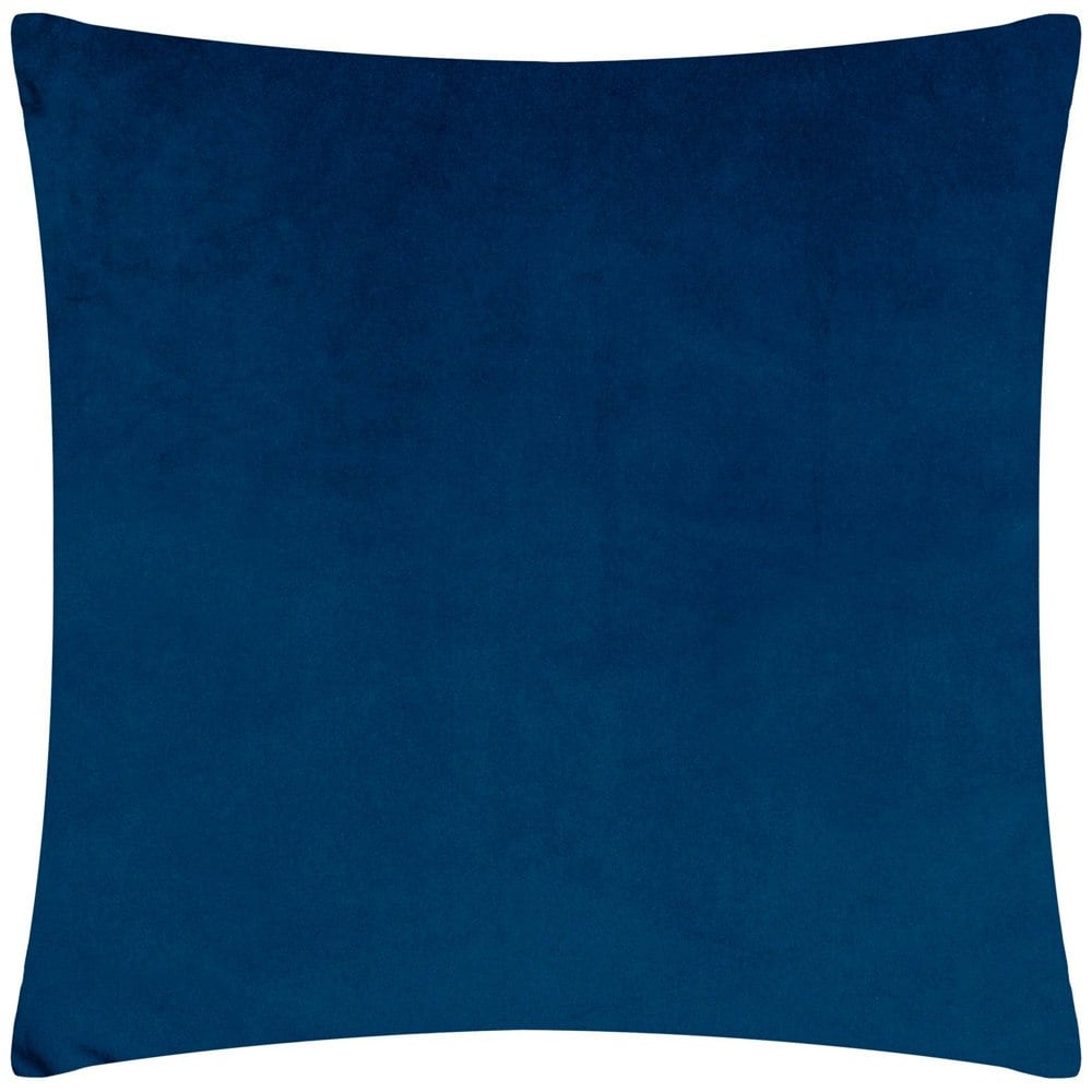 Paoletti Bardot Cut Velvet Cushion Cover - Magenta/Blue