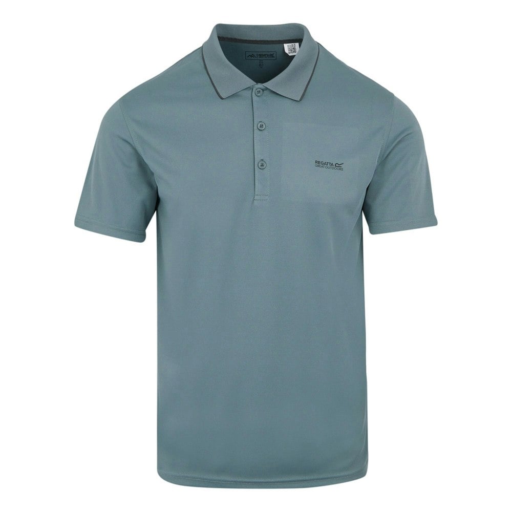 Regatta Mens Maverick V Active Polo Shirt - Stormy Weather