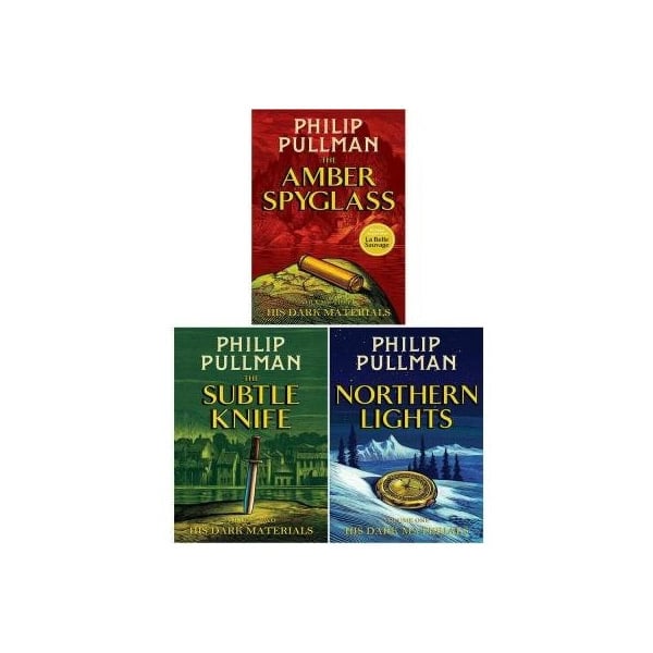 Philip Pullman His Dark Materials Trilogy Set: Northern Lights The Subtle Knife The Amber Spyglass