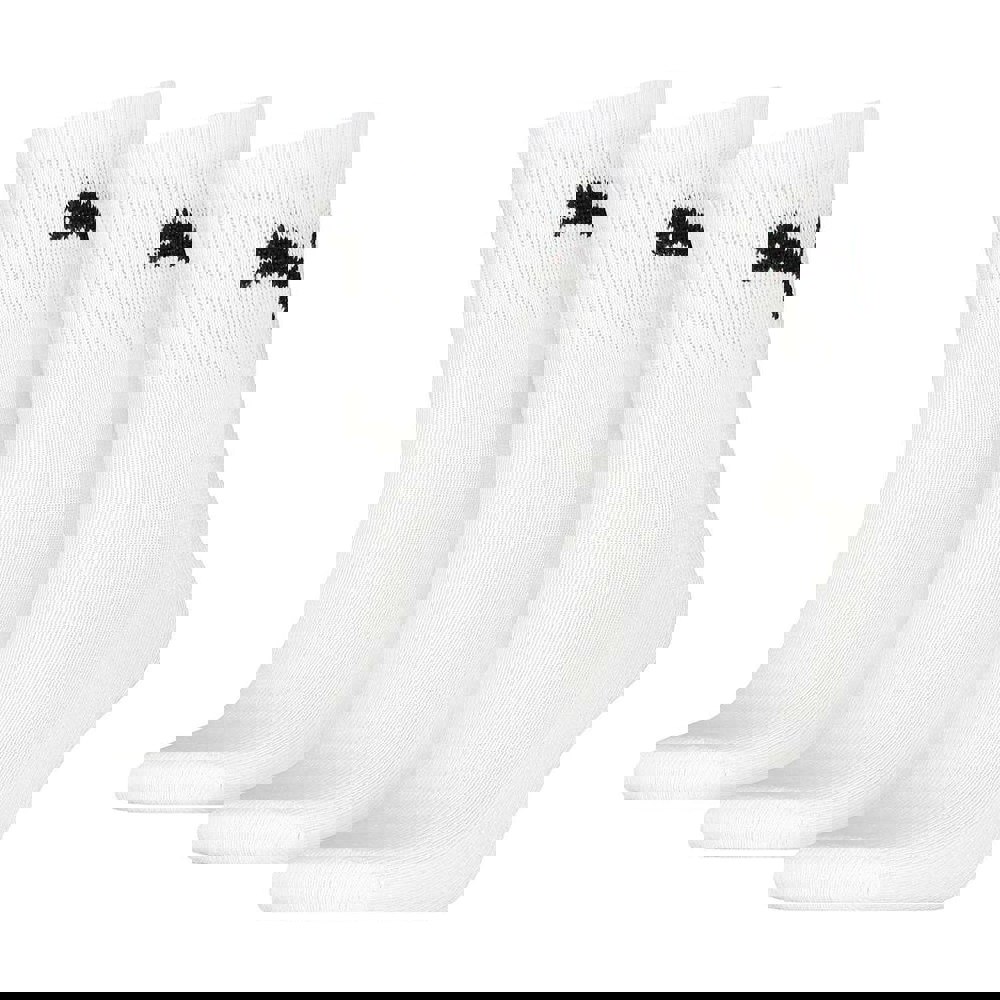 Puma Unisex Adult Crew Socks (Pack of 3) - White