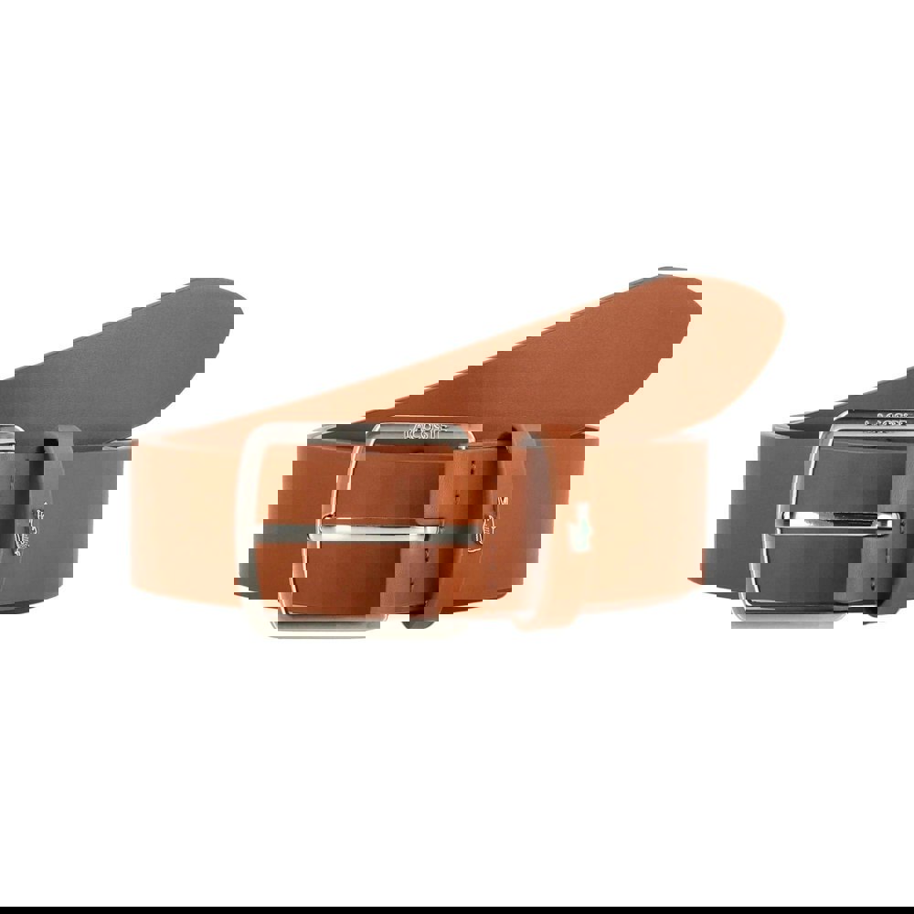 Lacoste Leather Reversible Belt - Brown