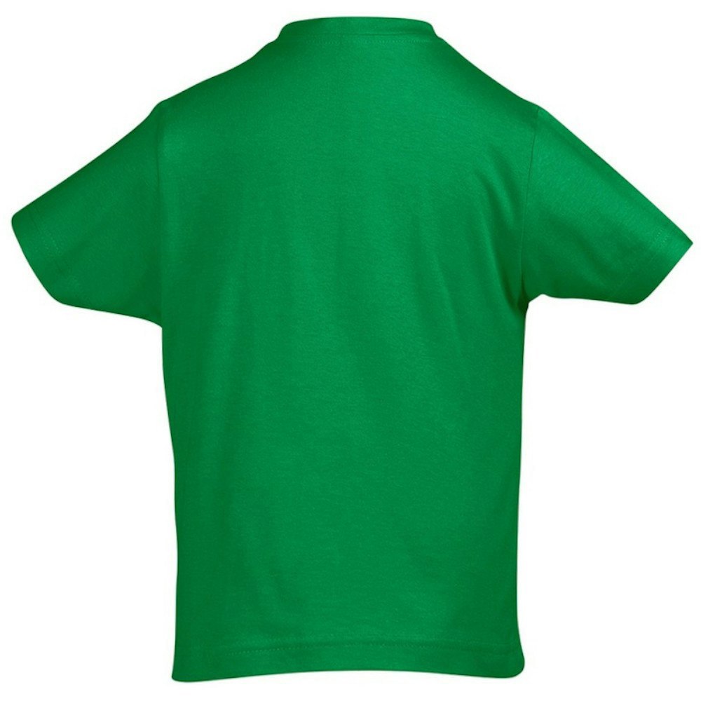 SOLS Kids Unisex Imperial Heavy Cotton Short Sleeve T-Shirt - Kelly Green