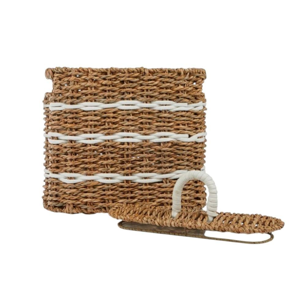 Garden Greatness Versatile Natural Woven Straw Caddy