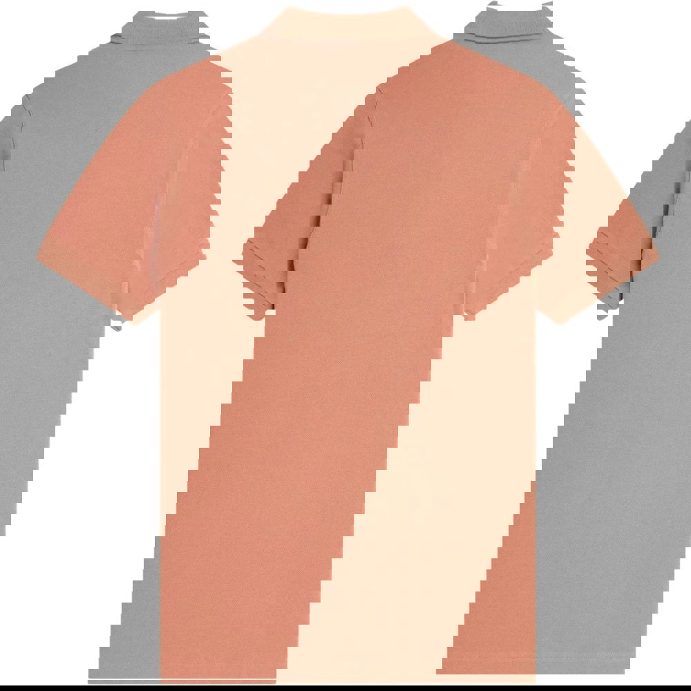 Fred Perry Black Twin Tipped Collar Rust Pink Polo Shirt XS