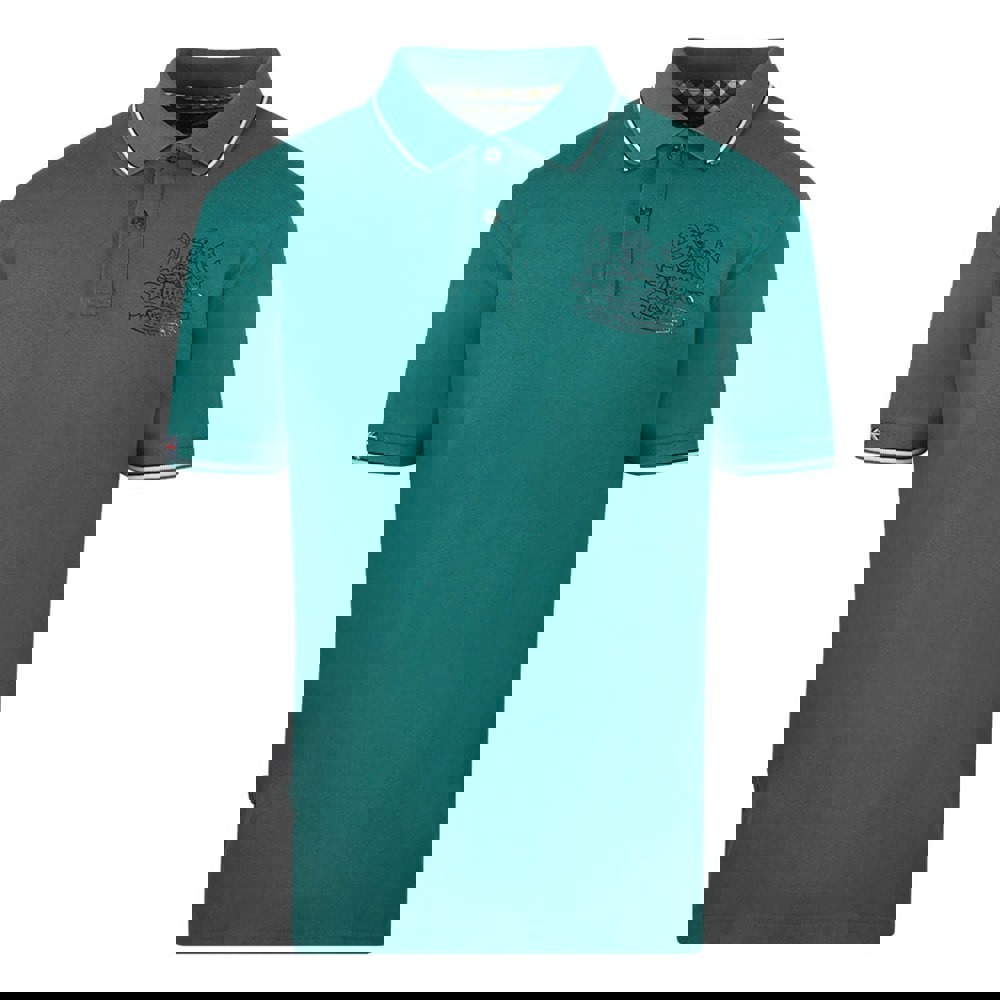 Aquascutum Aldis Crest Polo Shirt - Green