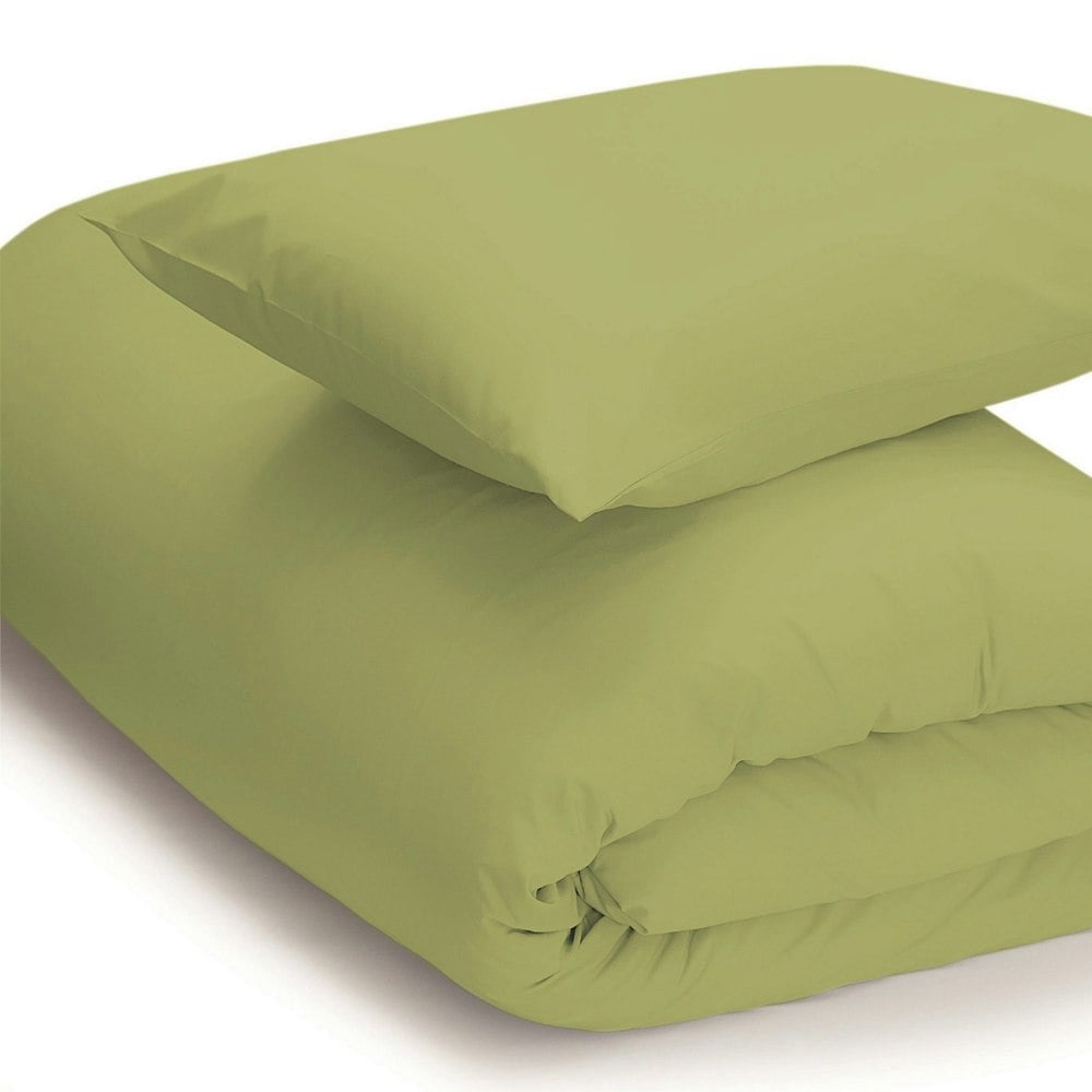 Belledorm Easycare Percale Duvet Cover - Olive