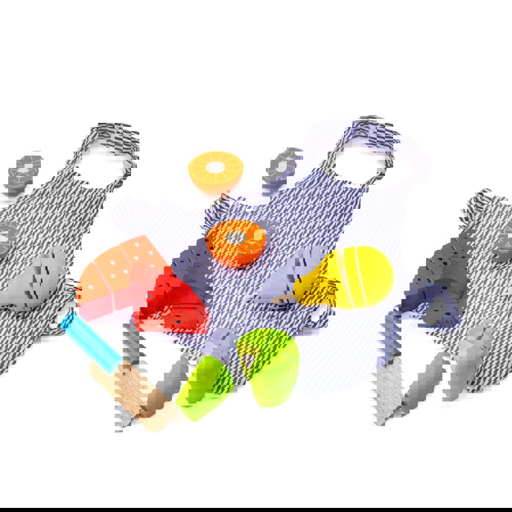 Bigjigs Toys BJ648 Cutting Fruit Chefs Set