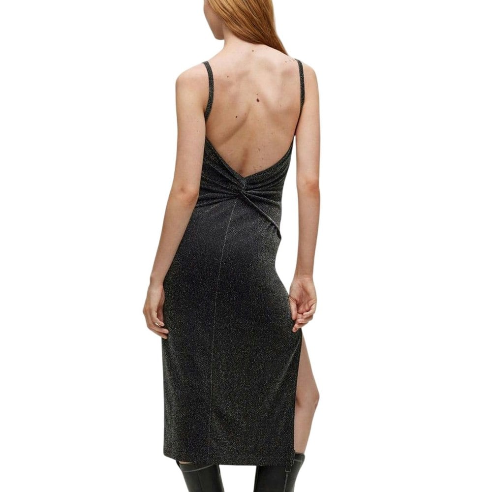 Hugo Womens/Ladies Nolores Midi Dress - Black
