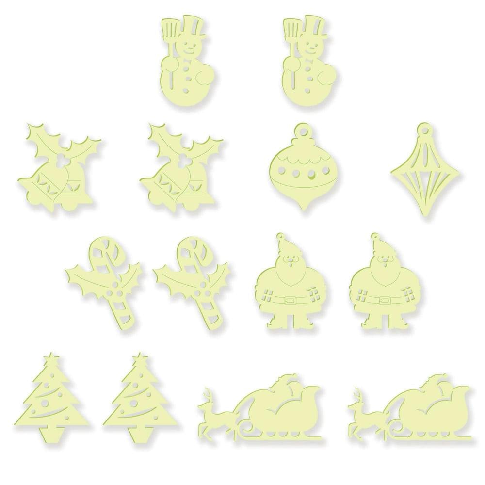 4M Glow-in-the-Dark Christmas | Wall Stickers