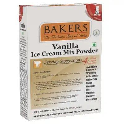BAKERS ICE CREAM MIX POWDER VANILLA  100g