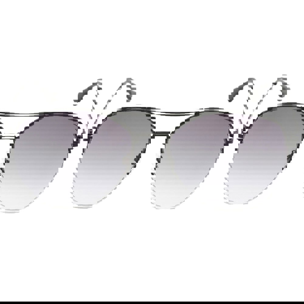 Calvin Klein Grey Gradient Lensed Black Sunglasses One Size