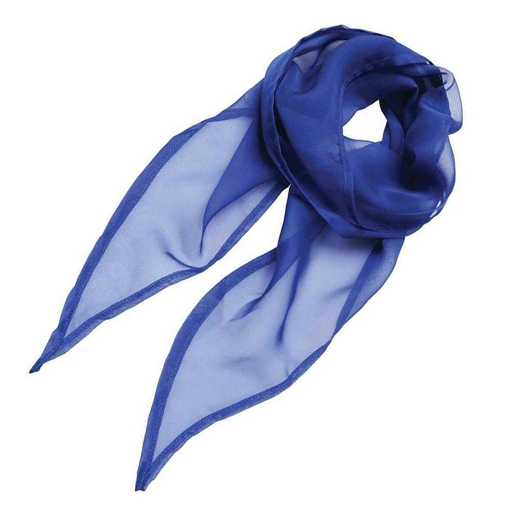 Premier Unisex Adult Colours Chiffon Scarf - Royal Blue