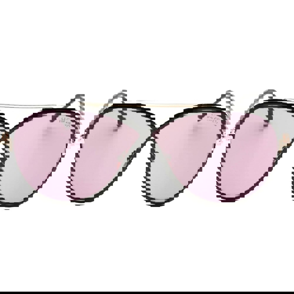 Tom Ford Rickie Violet Lens Shiny Black Sunglasses