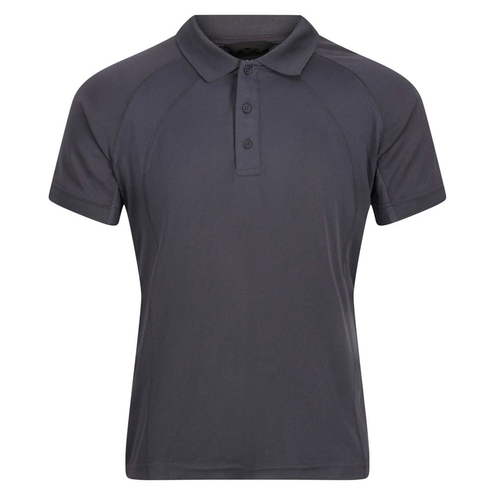 Regatta Hardwear Mens Coolweave Short Sleeve Polo Shirt - Iron