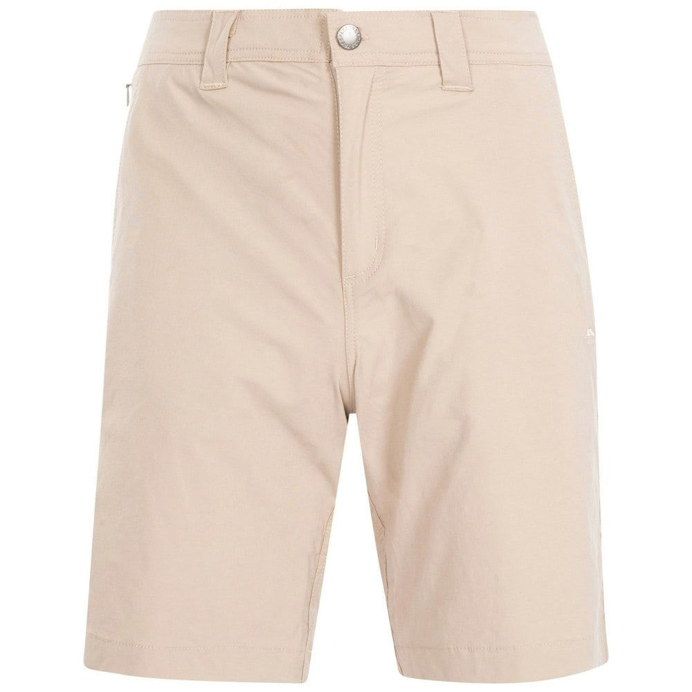 Trespass Mens Runnel Cargo Shorts - Oatmilk