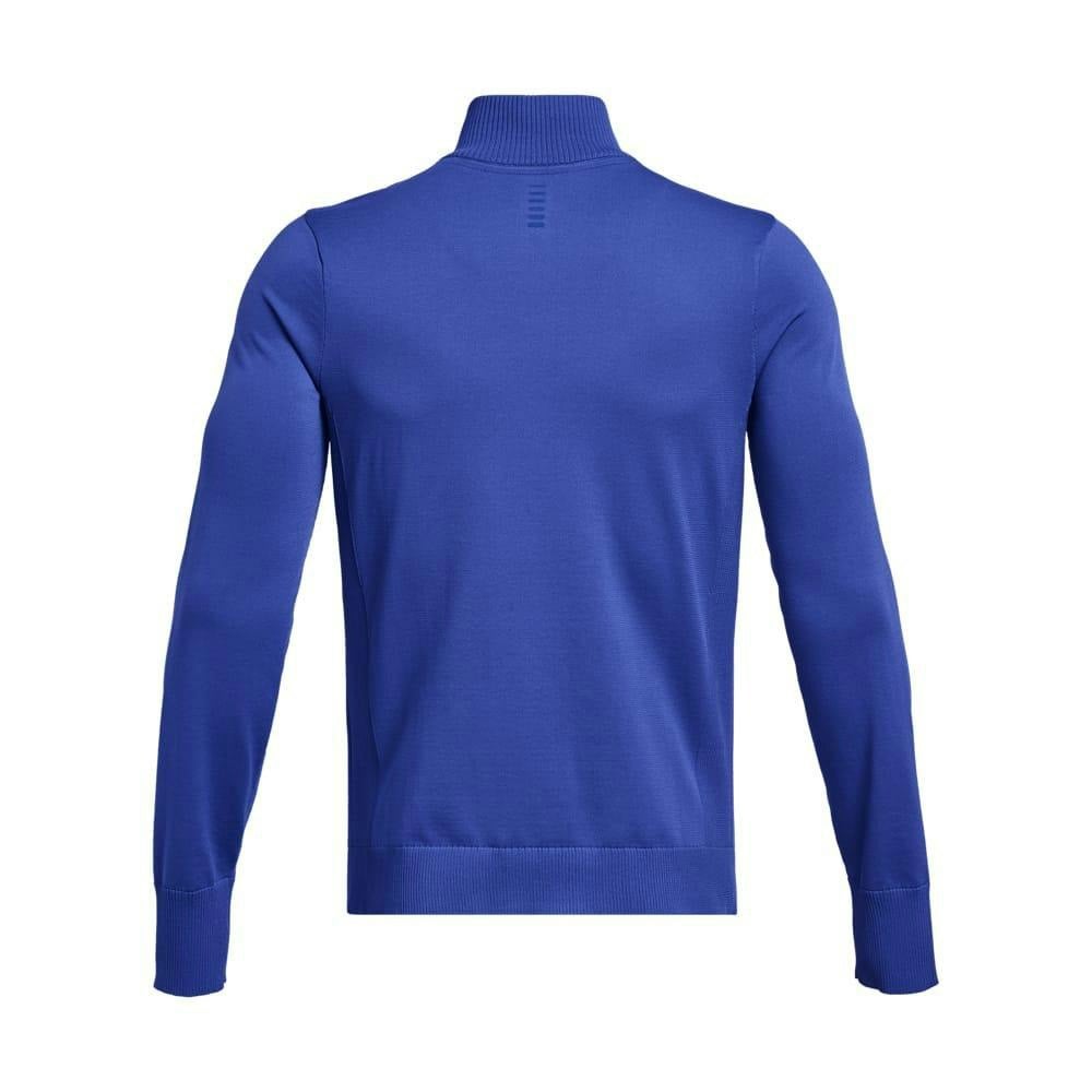 Under Armour Mens IntelliKnit Half Zip Running Top - Blue