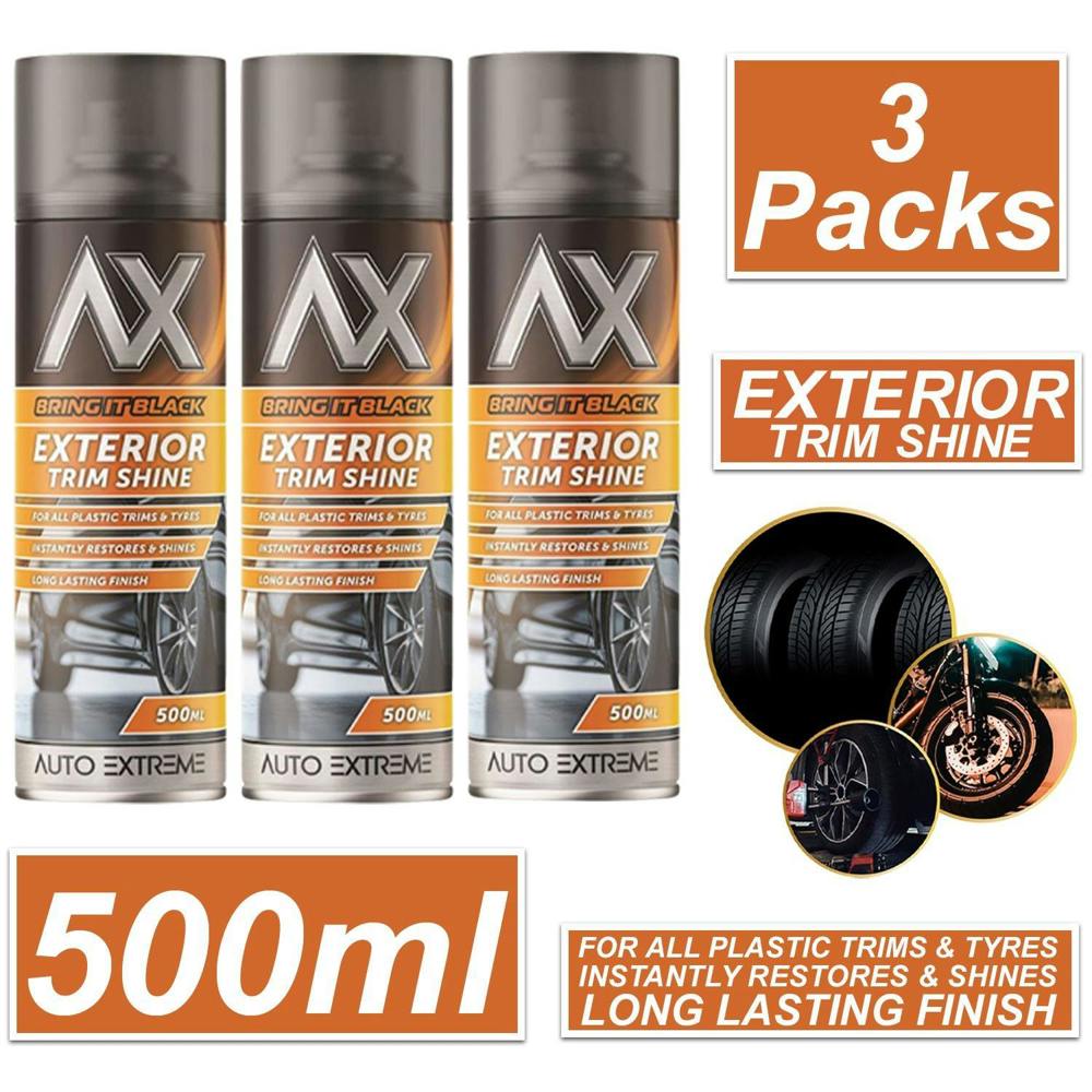 Auto Extreme 3X - Bring it Black Exterior Trim Shine Spray 500ml