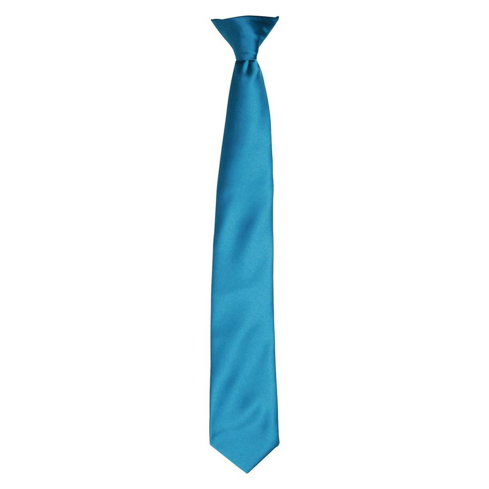 Premier Unisex Adult Satin Tie - Teal - Teal - One Size