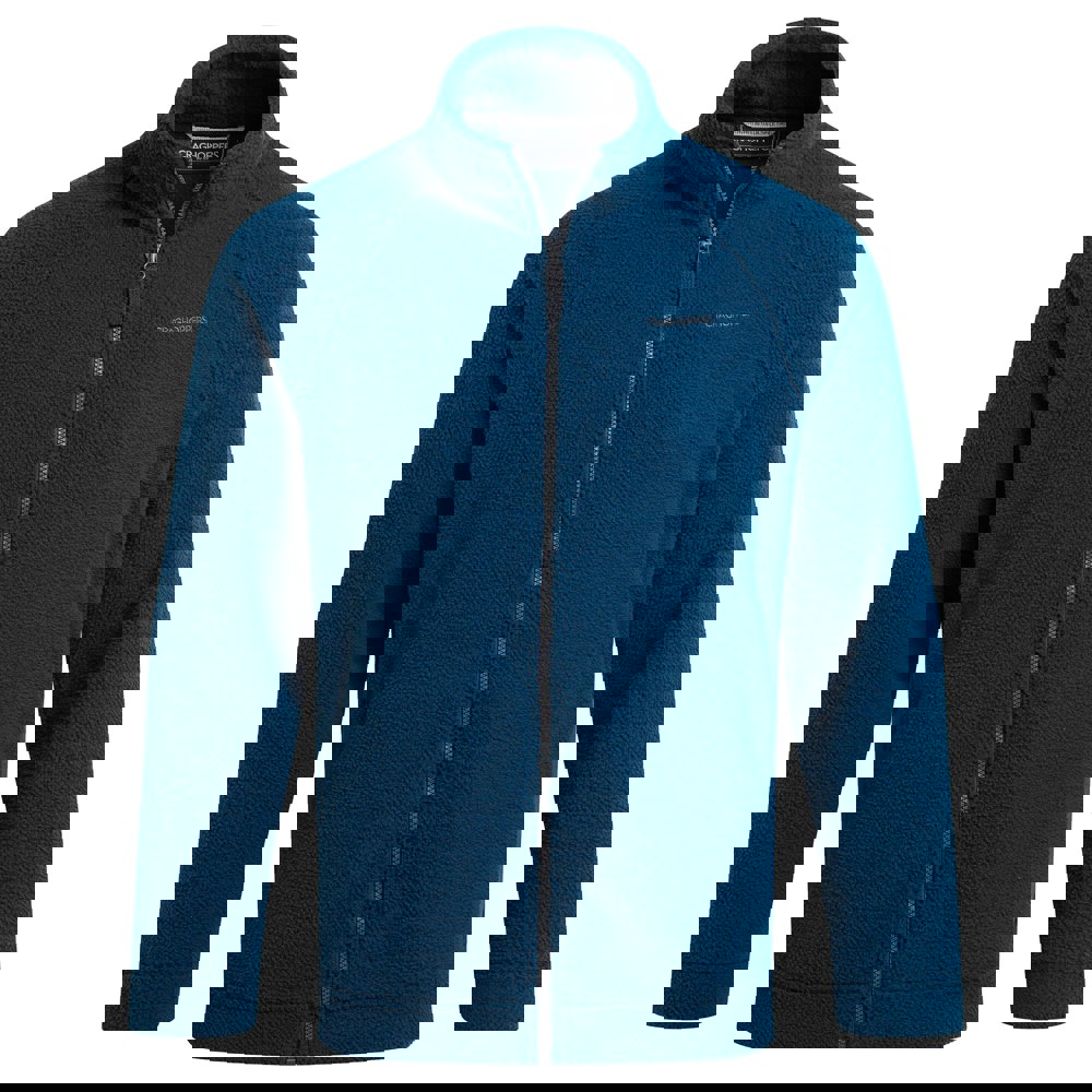 Craghoppers Mens Karlton Full Zip Fleece Jacket - Tourmaline Blue