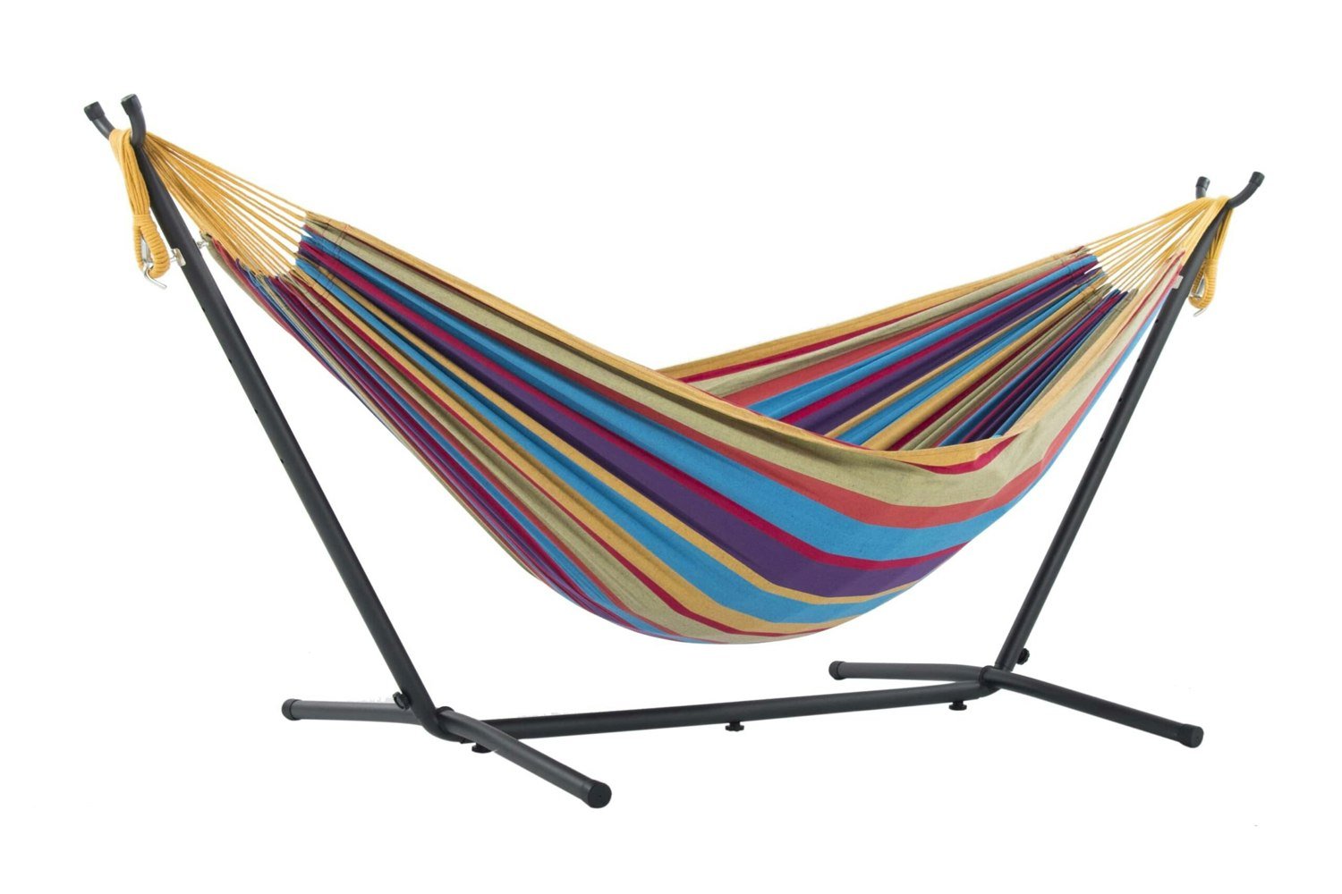 Vivere's Combo - Double Tropical Hammock with Stand (9ft)