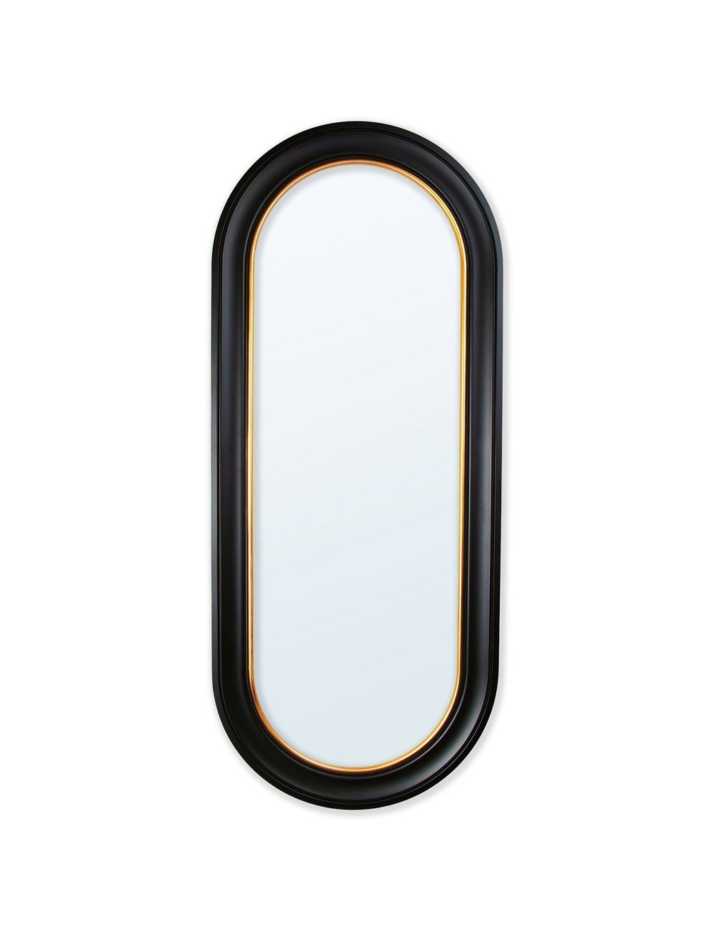 Exceptional Art Pill Mirror - Black and Gold