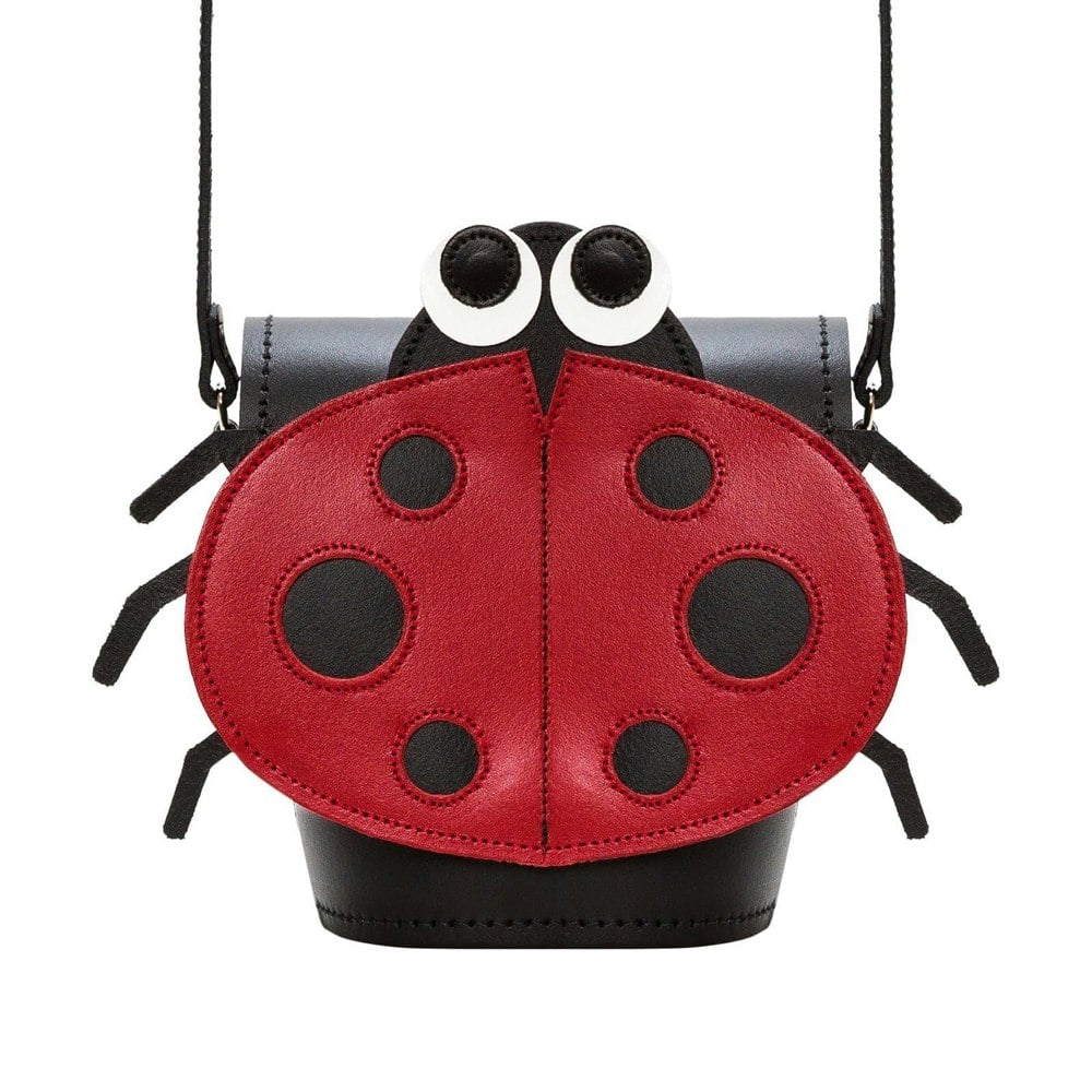 Luna Ladybird Leather Bag - Novelty Bag - Zatchels