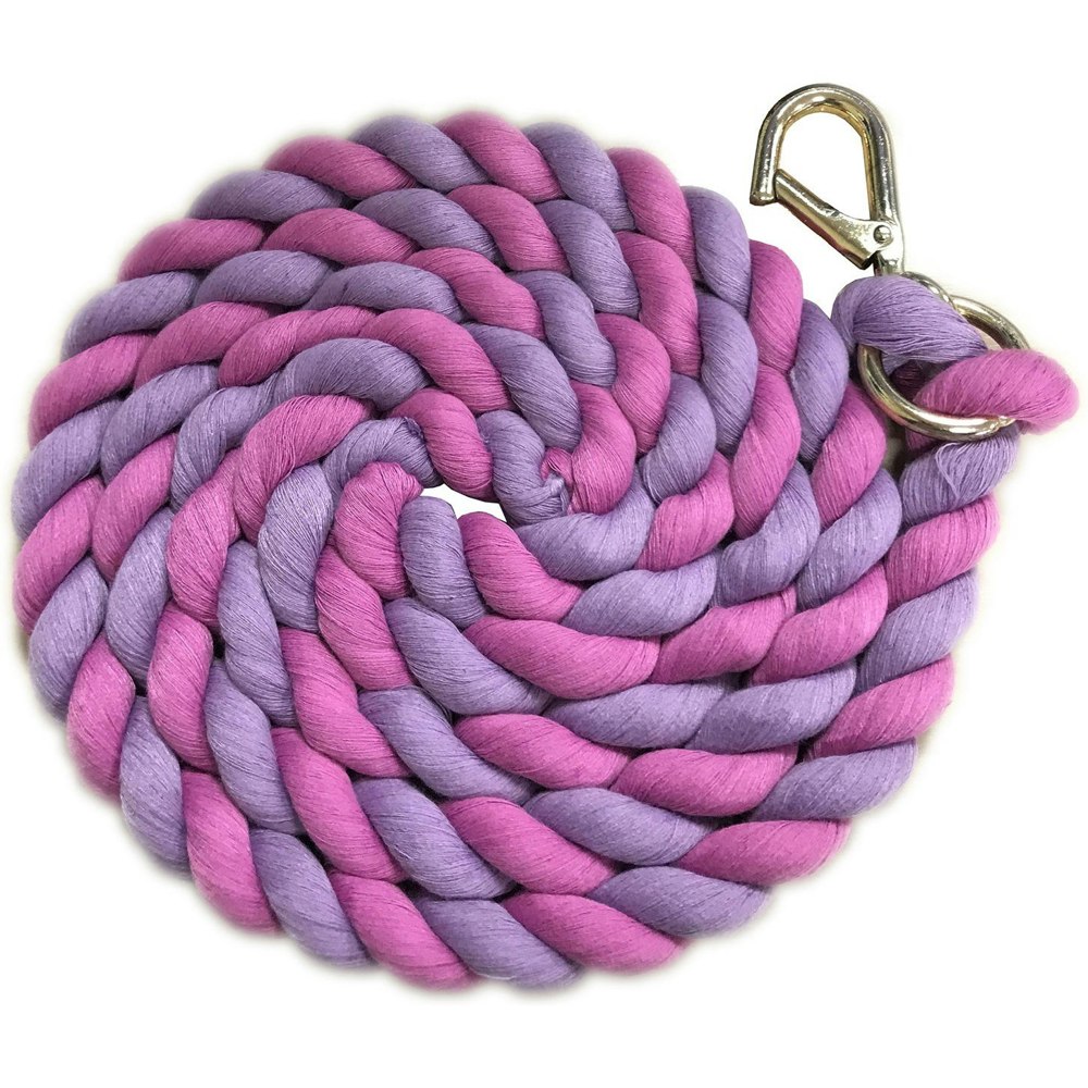 Shires Two Tone Horse Lead Rope - Pink/Lilac