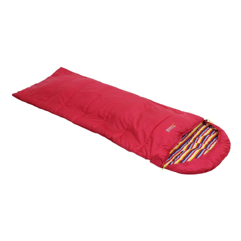 Regatta Hana 200 Polyester Mummy Sleeping Bag - Duchess Pink Stripe