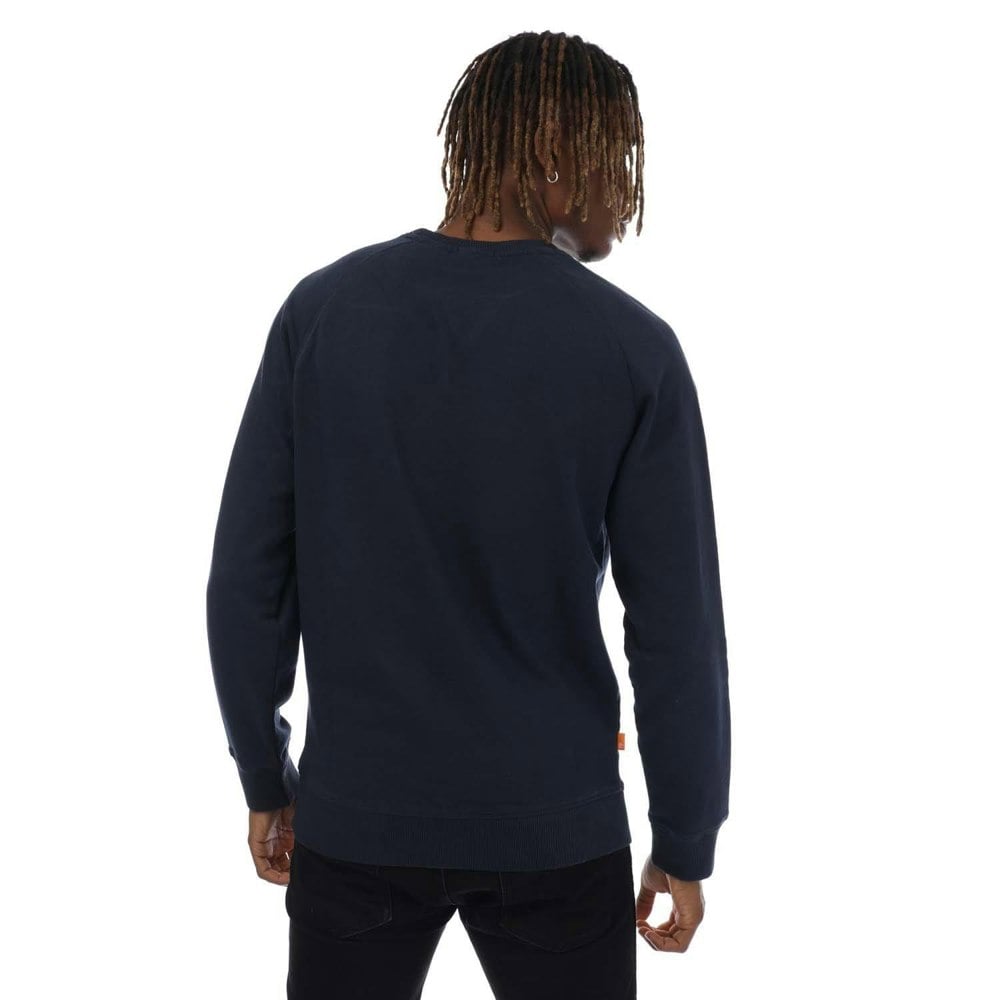 Timberland Mens Exeter River Loop Back Sweatshirt - Navy