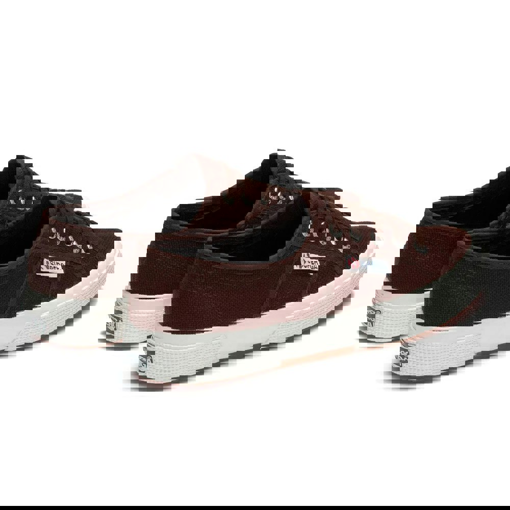Superga 2750 Cotu Classic Vegan Women's Trainers - Brown Plum / Avorio