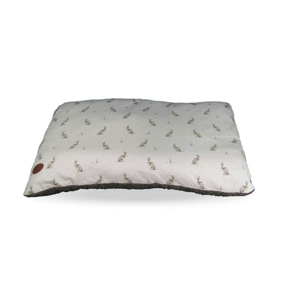 Snug and Cosy Pets Hare Print Lounger Cushion