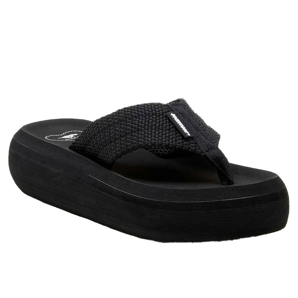 Rocket Dog Womens/Ladies Sandy Webbing Sandals - Black