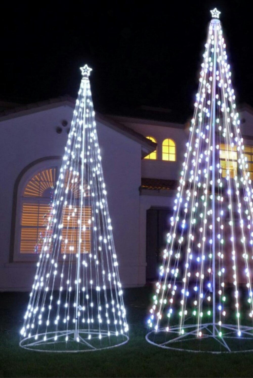 Groundlevel 4 Foot Outdoor Metal LED Christmas Tree