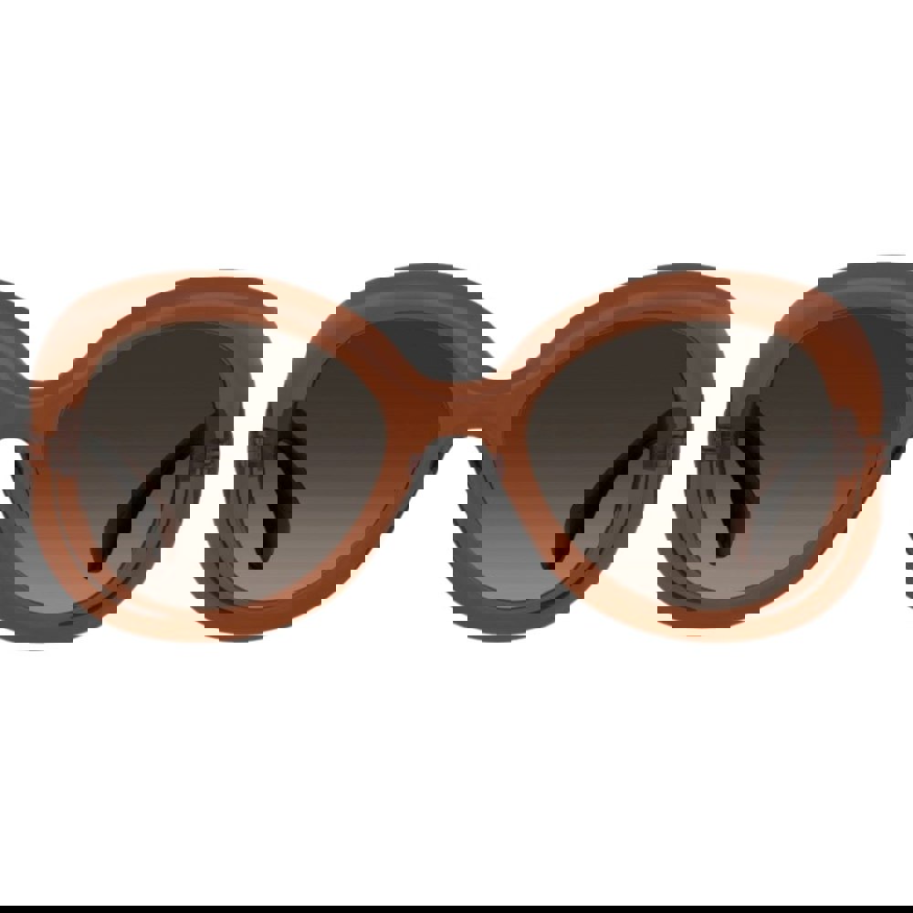 Moschino Brown SF Lens Brown Rounded Sunglasses