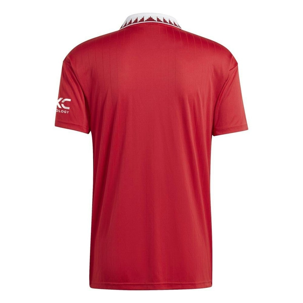 Adidas Mens 2022/23 Manchester United FC Home Jersey - Red