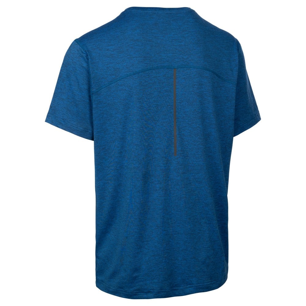 Trespass Mens Doyle DLX Marl T-Shirt - Blue Marl