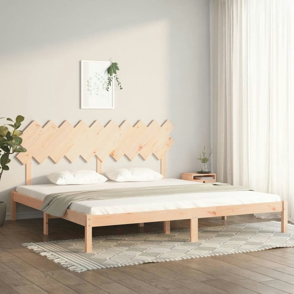 Berkfield Bed Frame 200x200 cm Solid Wood