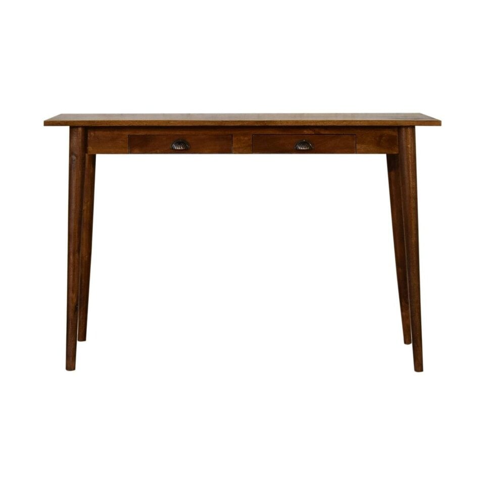 Wyld Haus Mougins 2 Drawer Chestnut Writing Desk
