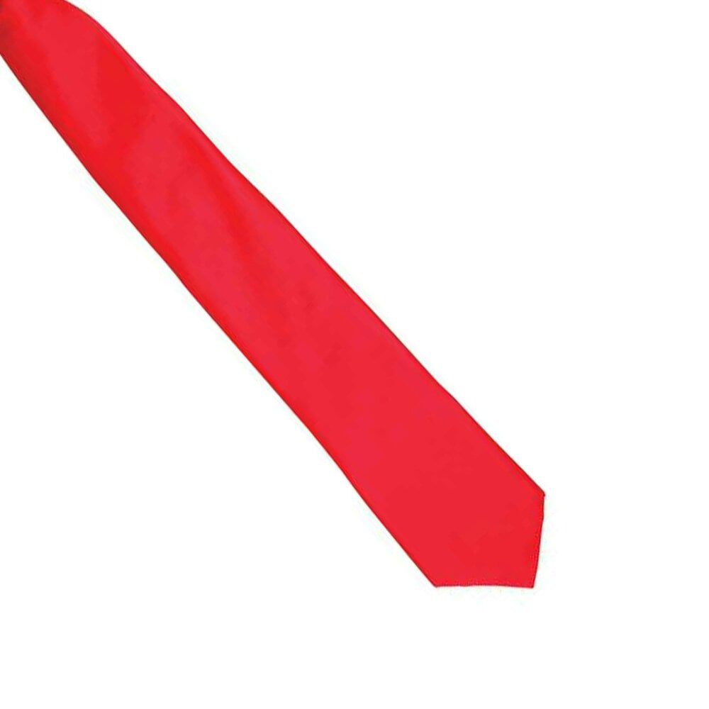 Premier Unisex Adult Satin Tie - Strawberry Red