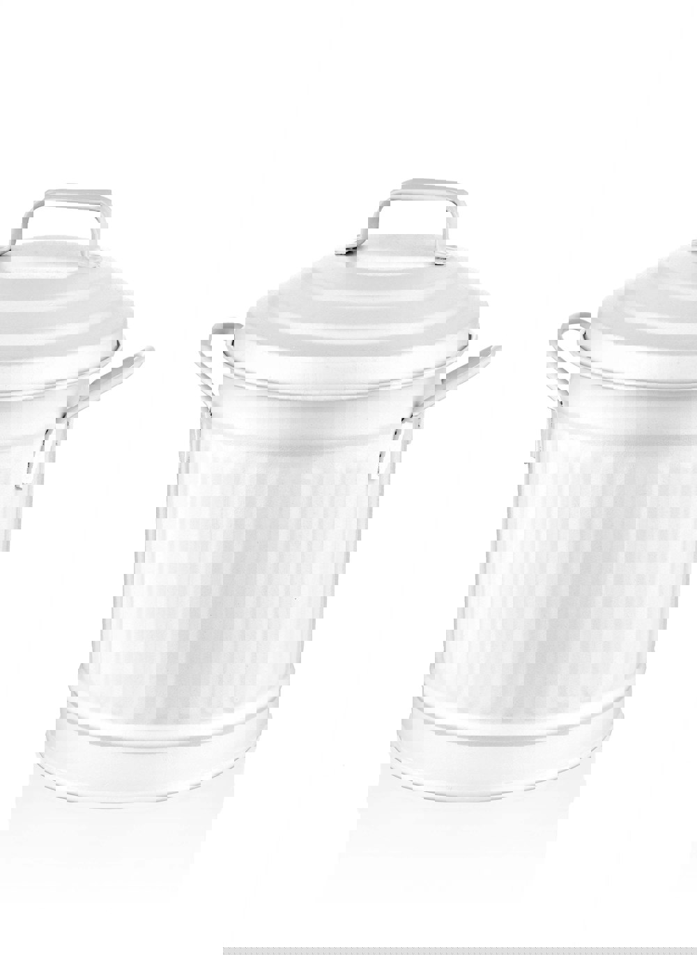 Rozi White Countertop Waste Basket (4 Litres)