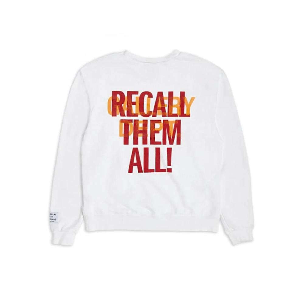 Gallery Dept. G Ball G Ball Crewneck Crewneck Sweatshirt   in  White