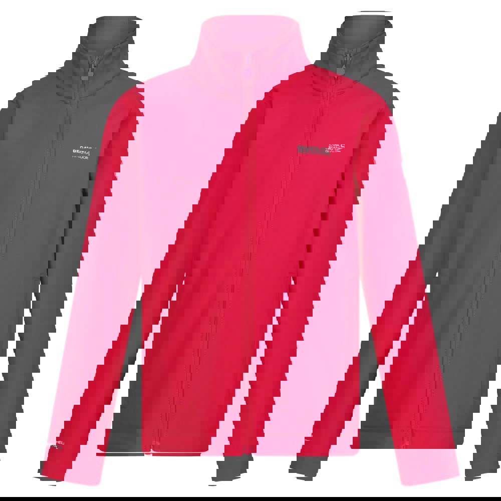 Regatta Childrens/Kids Cera Soft Shell Jacket - Pink Potion