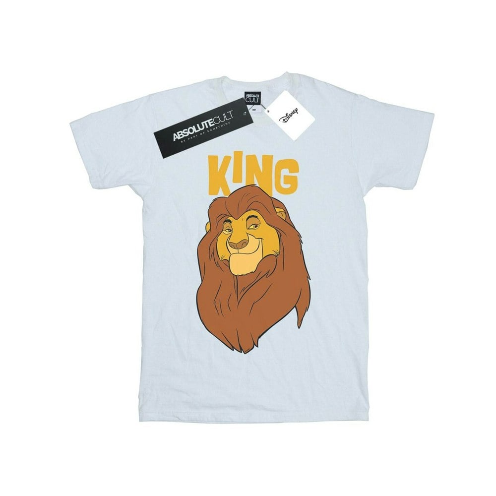 Disney Boys The Lion King Mufasa King T-Shirt - White